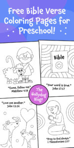 Free Bible Verse Coloring Pages For Sunday School The Hollydog Blog