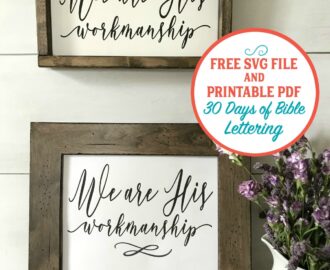 Free Bible Verse SVG File Printable PDF 1 MamaShire