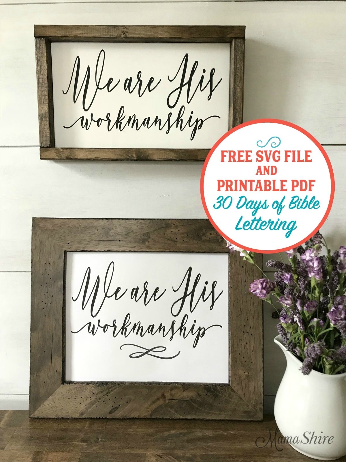 Free Bible Verse SVG File Printable PDF 1 MamaShire