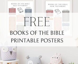 FREE Books Of The Bible Printable Posters Old New Testament For Hope And Joy