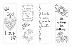 Free Christian Bookmarks To Print And Color Leap Of Faith Crafting