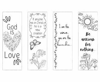 Free Christian Bookmarks To Print And Color Leap Of Faith Crafting