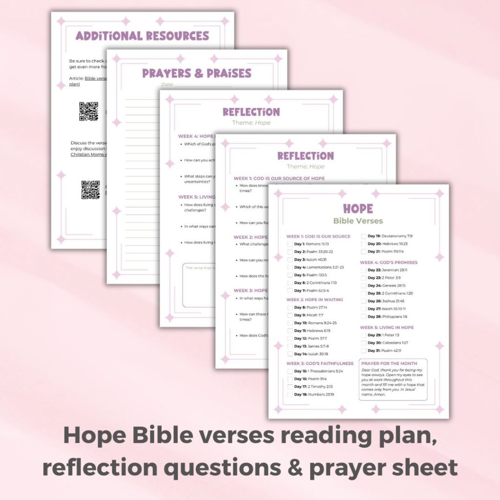 FREE Christian Printables Library Families With Grace