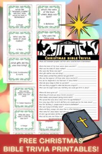 FREE Christmas Bible Trivia Printables 2 Versions Leap Of Faith Crafting