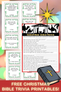 FREE Christmas Bible Trivia Printables 2 Versions Leap Of Faith Crafting