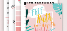 FREE In Depth Ruth Bible Study Printable