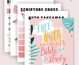 FREE In Depth Ruth Bible Study Printable