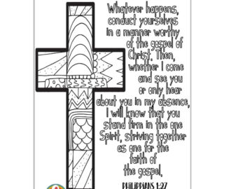 Free Philippians Scripture Coloring Pages Stevie Doodles