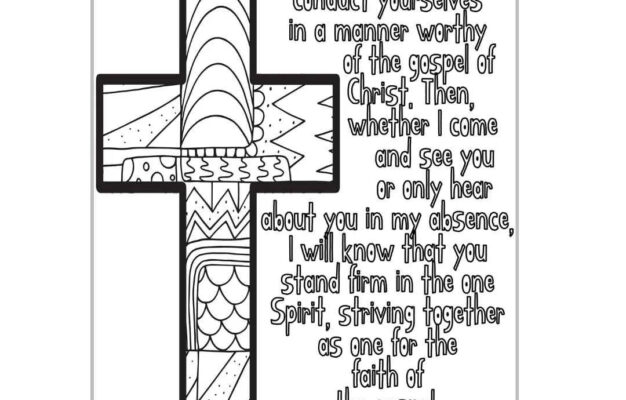 Free Philippians Scripture Coloring Pages Stevie Doodles