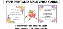 FREE PRAYER SCRIPTURE CARDS Deeply Anchored Devotionals