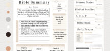 Free Printable 30 Day Bible Study Plan 66 Page Bible Study Guide Bible Study Notebook For Beginners Best Year long