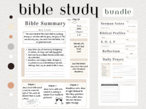 Free Printable 30 Day Bible Study Plan 66 Page Bible Study Guide Bible Study Notebook For Beginners Best Year long