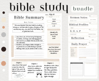 Free Printable 30 Day Bible Study Plan 66 Page Bible Study Guide Bible Study Notebook For Beginners Best Year long