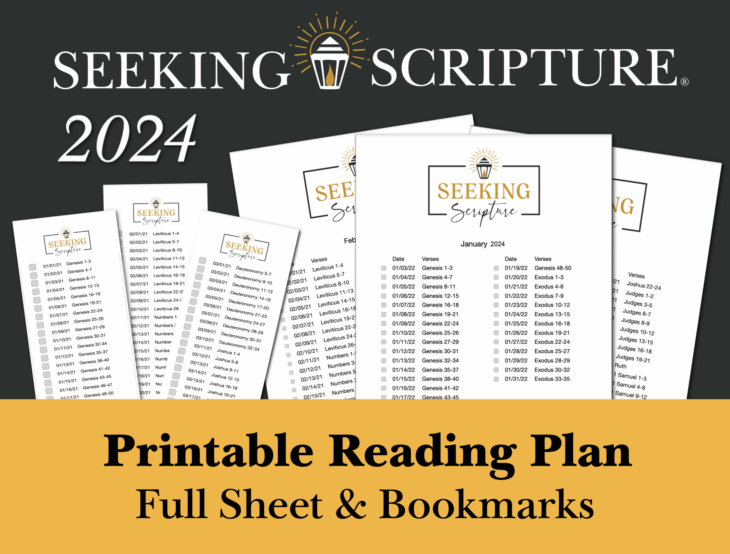 365-Day Bible Reading Plan Printable
