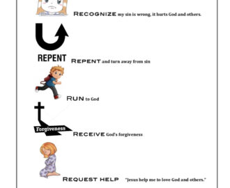 FREE PRINTABLE A Kids Guide To Repentance Agape Moms