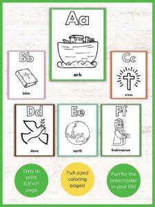 FREE Printable ABC Bible Verses For Preschoolers Healing Home
