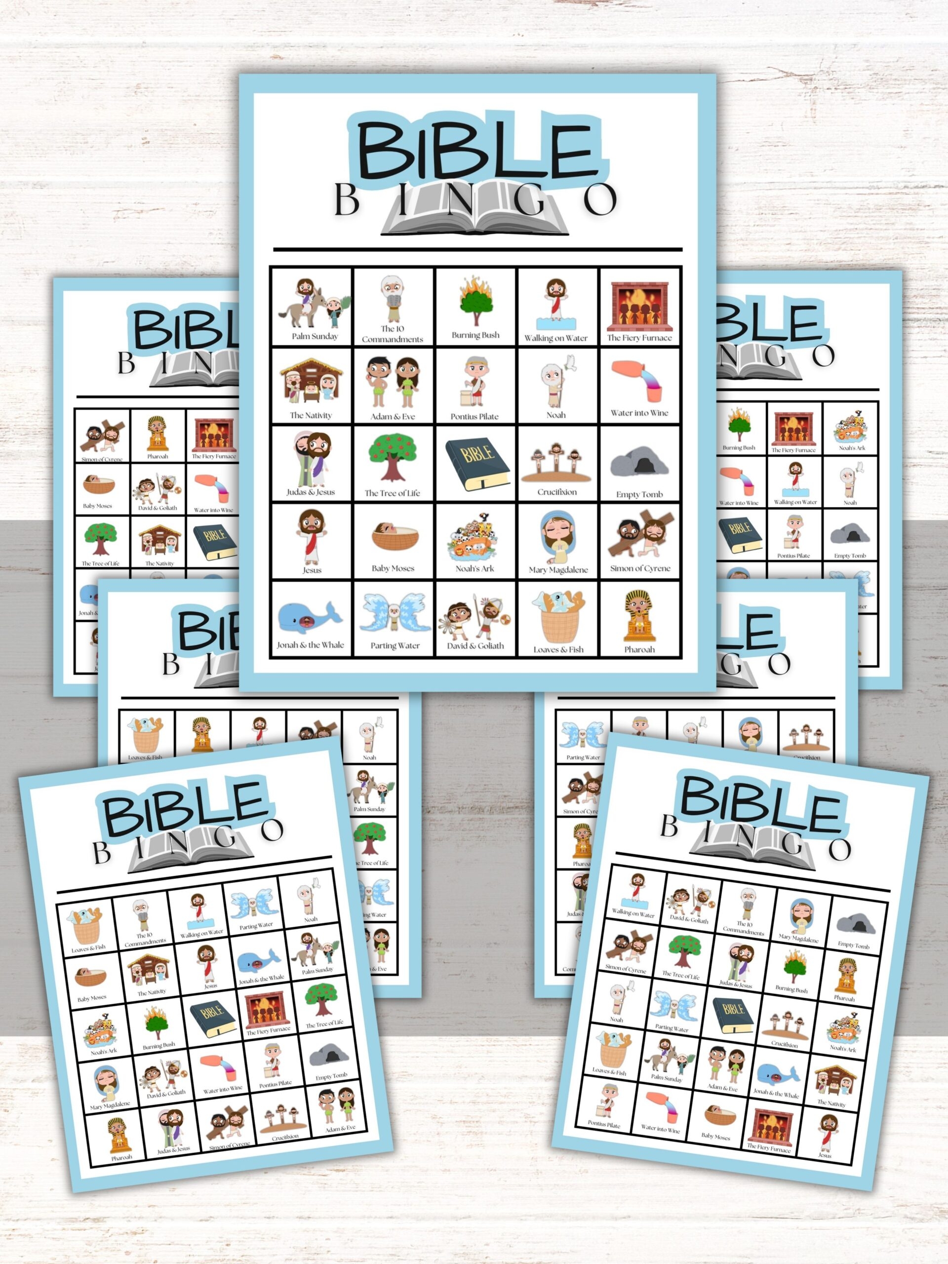 Printable Bible Bingo for Adults