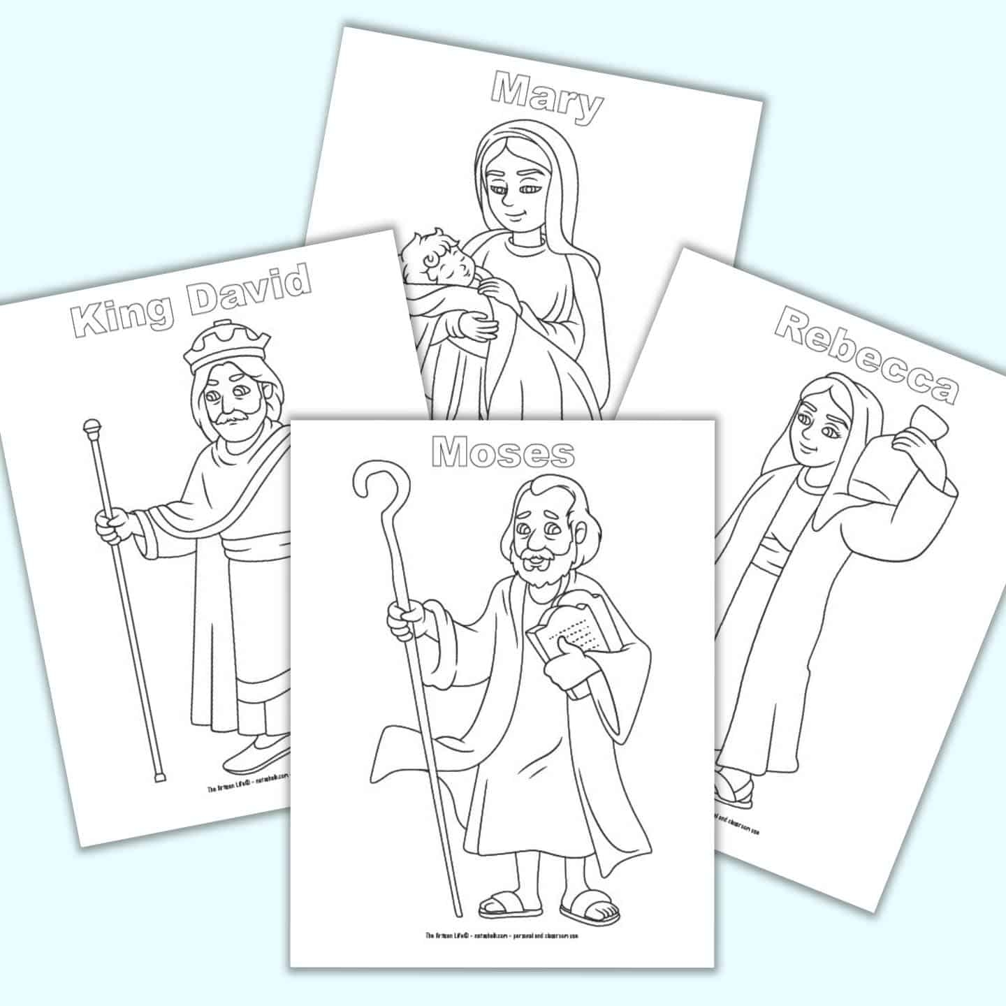 Free Bible Coloring Printables