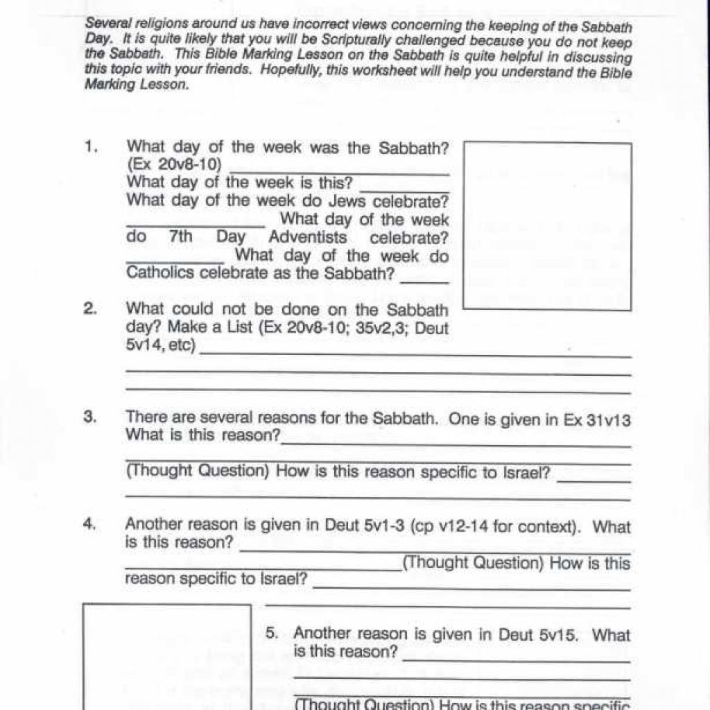 Printable Bible Lessons for Youth