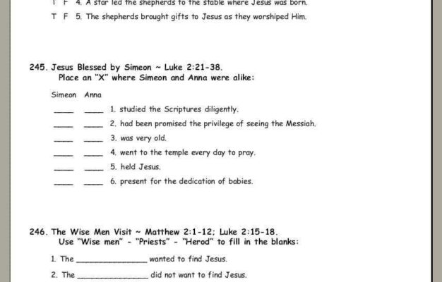 Free Printable Bible Lessons For Youth Printable