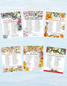 Free Printable Bible Reading Plans For Beginners A Women After God s Own Heart