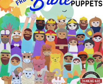 Free Printable Bible Stick Puppets Thinking Kids