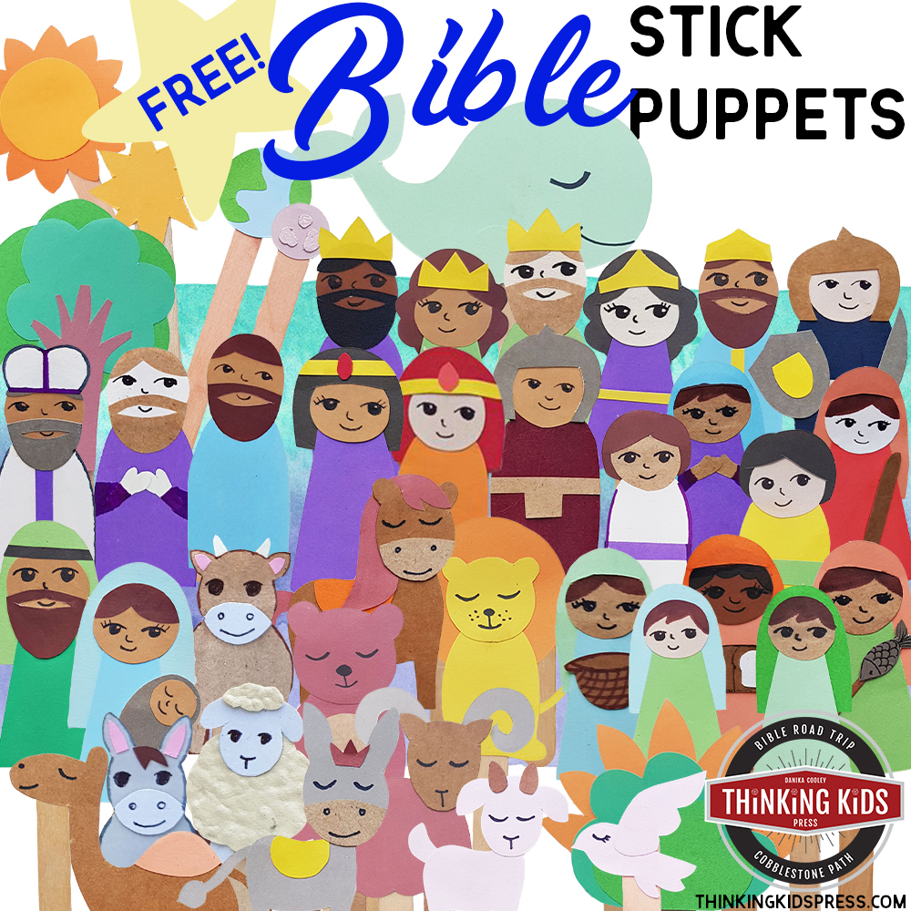 Free Printable Bible Stick Puppets Thinking Kids