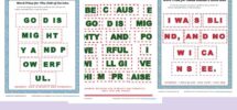 Free Printable Bible Story Word Tile Activities On Sunday School Zone