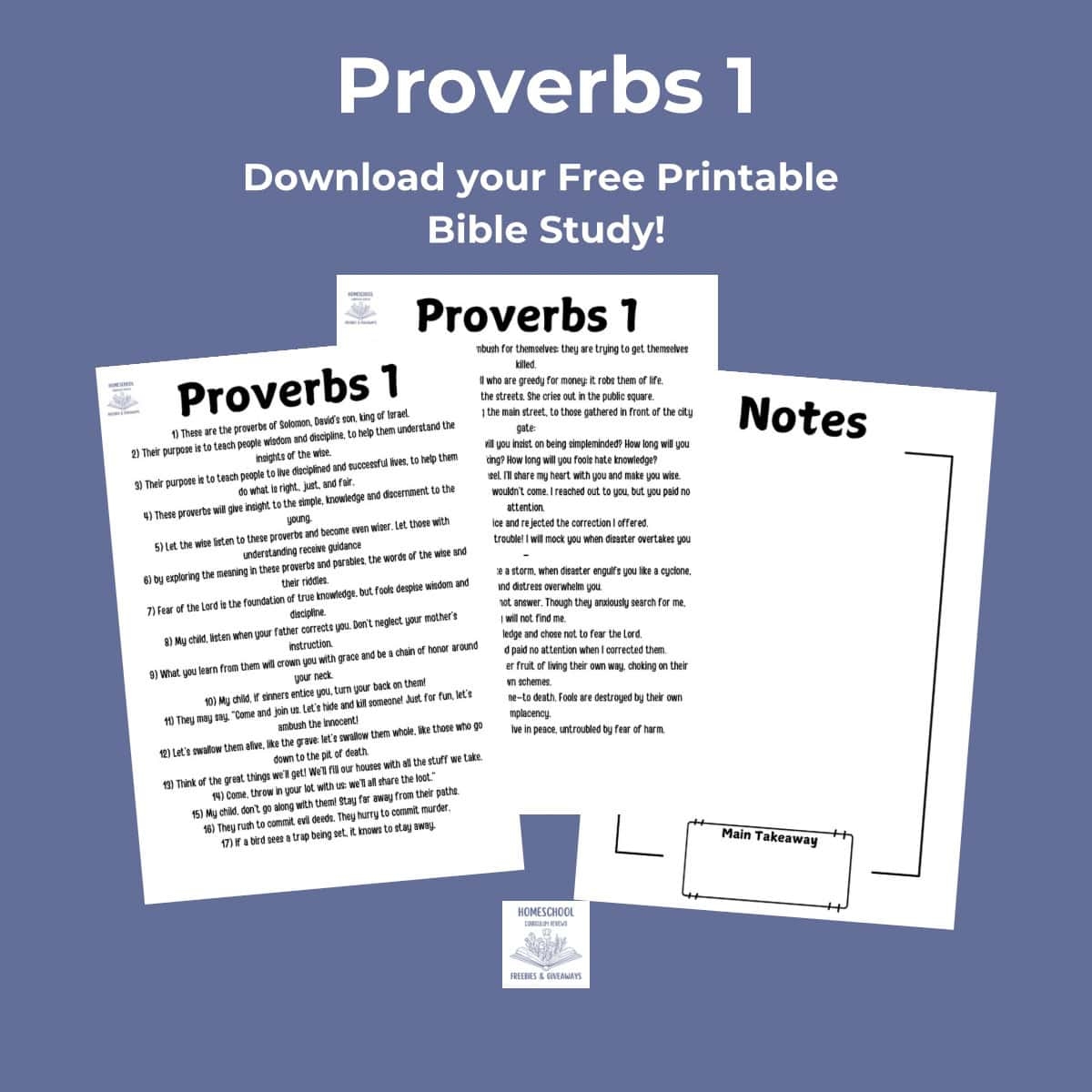 Free Printable Bible Study Proverbs 1 New Living Translation Homeschool Freebies And Giveaways