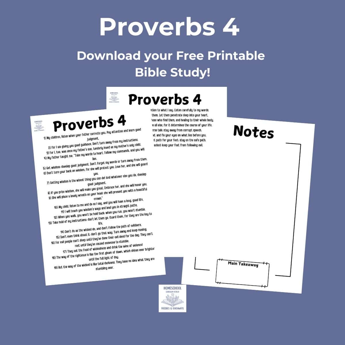 Free Printable Bible Study Proverbs 5 New Living Translation Homeschool Freebies And Giveaways