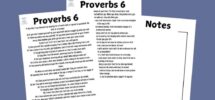 Free Printable Bible Study Proverbs 6 New Living Translation Homeschool Freebies And Giveaways