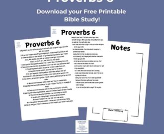 Free Printable Bible Study Proverbs 6 New Living Translation Homeschool Freebies And Giveaways