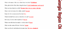 Free Printable Bible Trivia Quiz With Answer Key Worksheets Library
