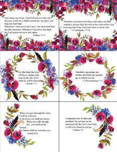 free printable bible verse cards for when you need encouragement