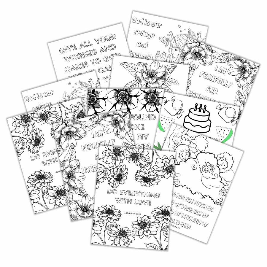 Free Printable Bible Verse Coloring Pages For Adults