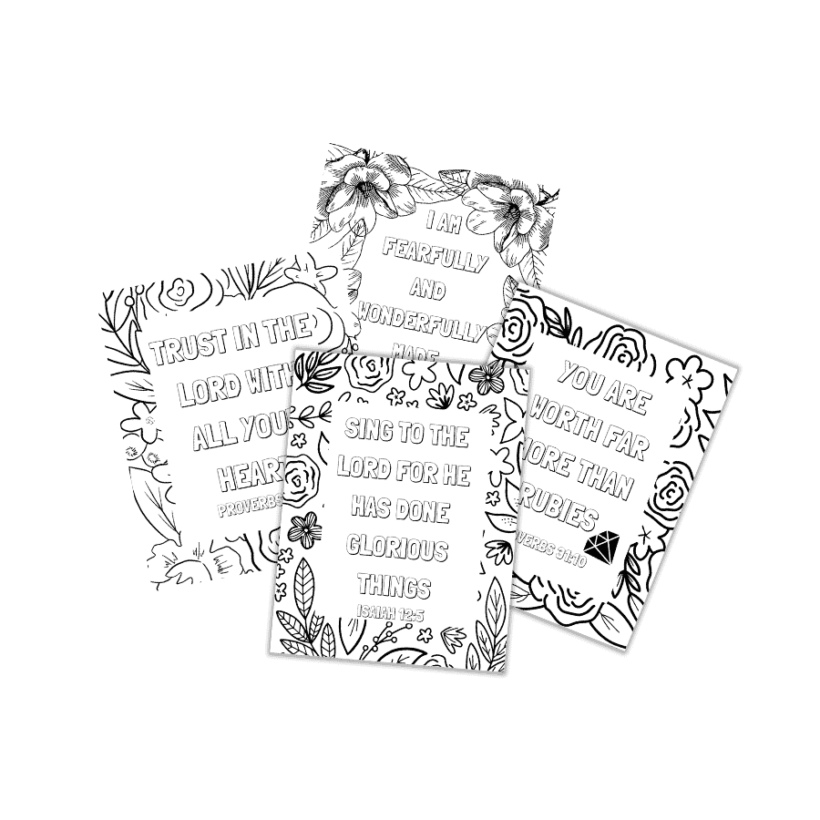Free Printable Bible Journal Coloring Pages