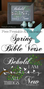Free Printable Bible Verse For Spring All Things New Finding Time To Fly