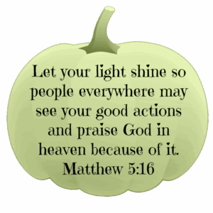 Free Printable Bible Verse Pumpkin Fall autumn Decorations