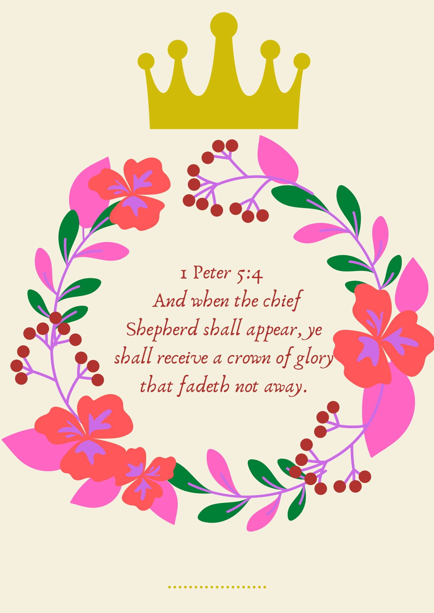 Large Print Bible Verses Printable
