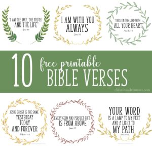 Free Printable Bible Verses Christina Maria Blog