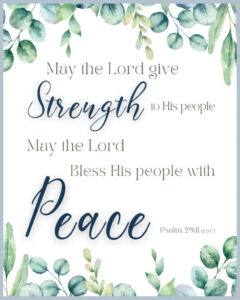 Free Printable Bible Verses Heavenly Placed