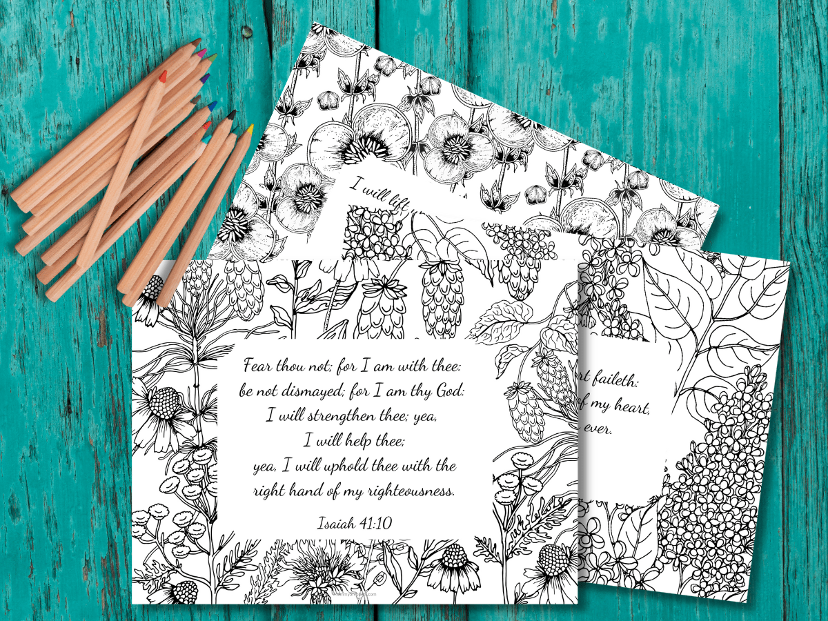 Free Printable Bible Verses On Scripture Coloring Pages For Adults