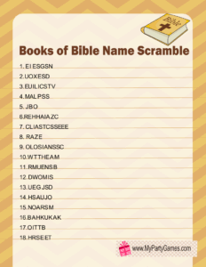 free printable bible word scramble puzzles