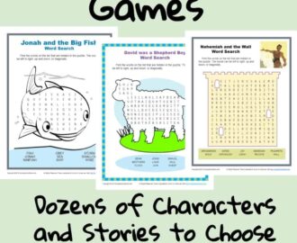 Free Printable Bible Word Search Activities On Sunday School Zone