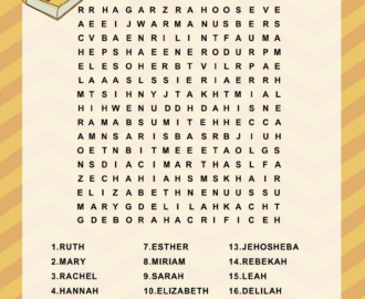 Free Printable Bible Word Search Puzzles With Answer Key