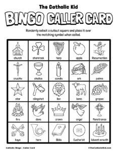 Free Printable Catholic Bingo Game Cards TheCatholicKid
