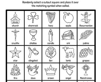 Free Printable Catholic Bingo Game Cards TheCatholicKid