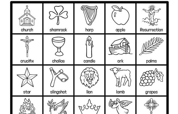 Free Printable Catholic Bingo Game Cards TheCatholicKid