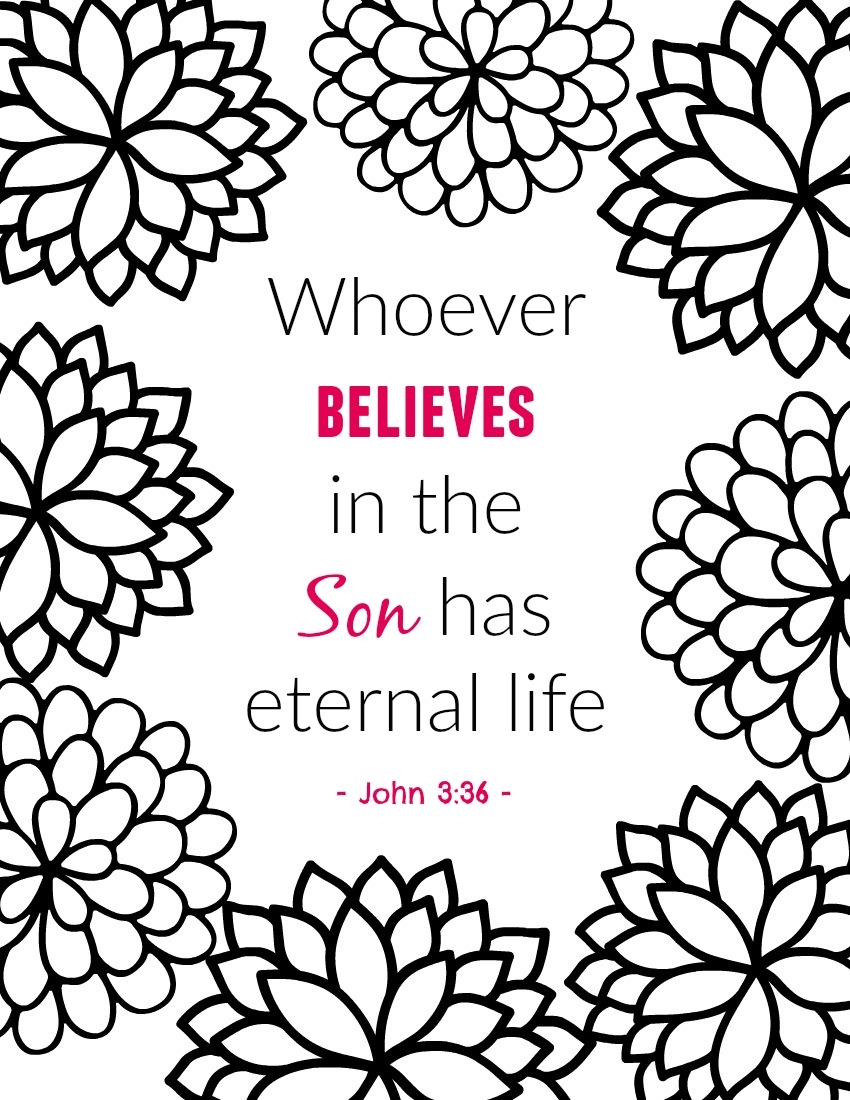 Bible Coloring Pages Free Printable