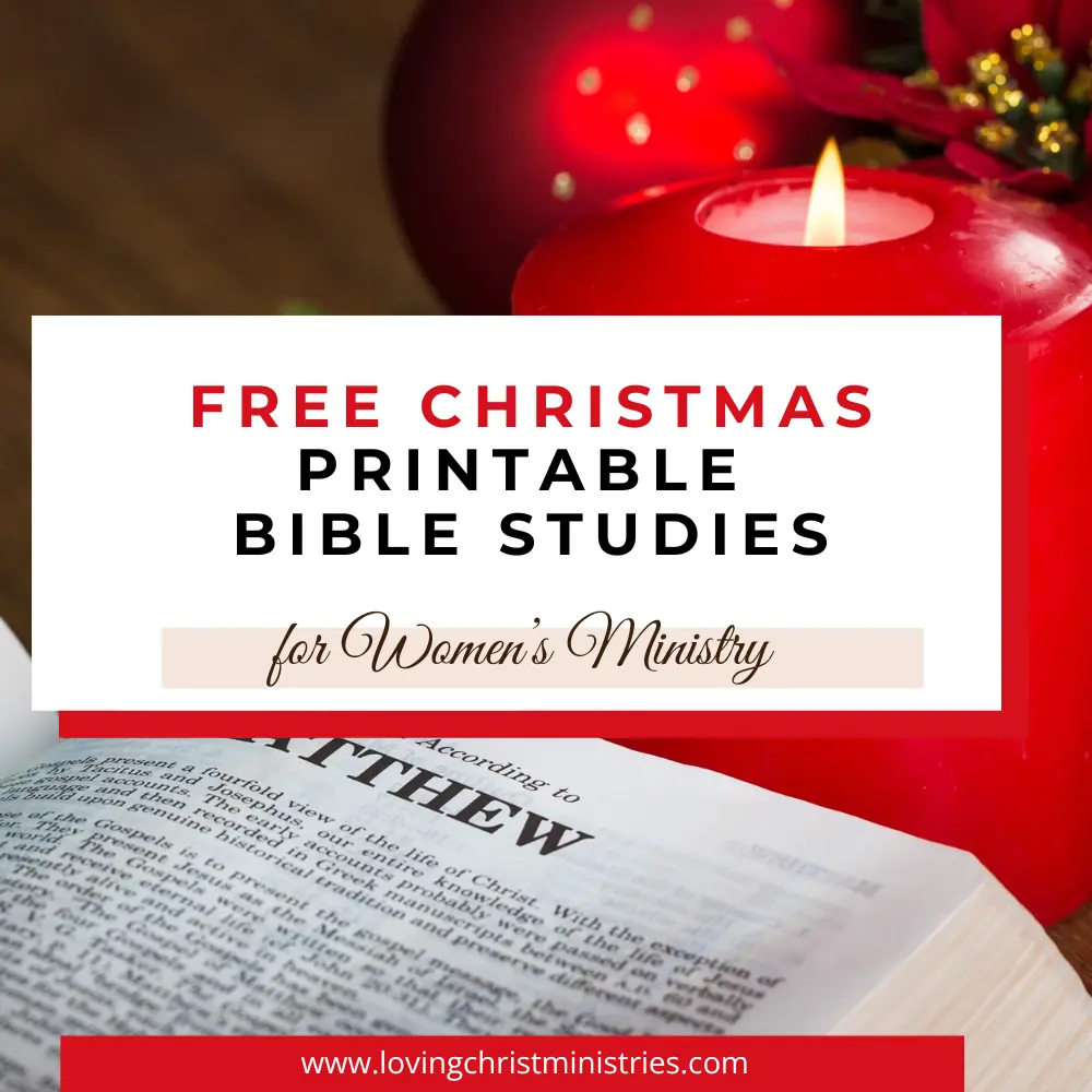 Free Printable Christmas Bible Studies Loving Christ Ministries